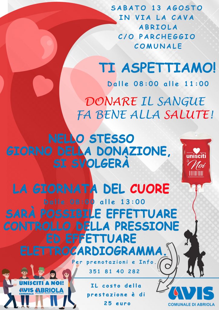 Donazione Agosto 2022